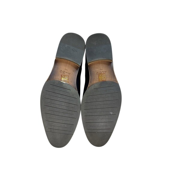 Aldo Flex Men’s Black Leather Derby Dress Shoes Lace Up 10.5 Plain Toe Formal - Picture 8 of 8